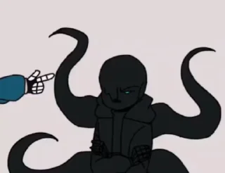 Sticker from Nightmare sans @Warframe_Night