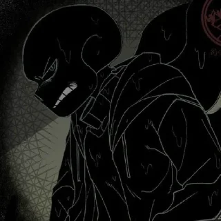 🌑 emoji 夜の暗い冗談 ~ Telegram sticker 22 of 32