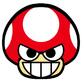 👹 emoji SUPER MUSHROOM Telegram sticker 13 of 25