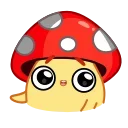 😉 emoji Mushroom (@TgSticker) Telegram sticker 19 of 20