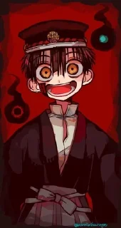 😀 emoji Туалетный мальчик Ханако-кун Telegram sticker 17 of 30