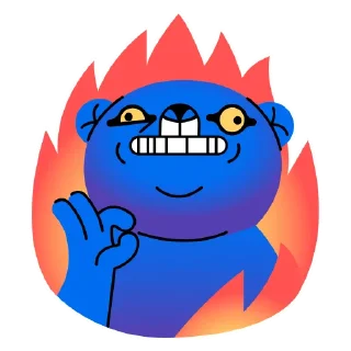 😡 emoji Bull vs Bear Markets Telegram sticker 12 of 38