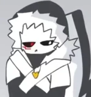 Sticker from Underverse ✖️-Cross!Sans