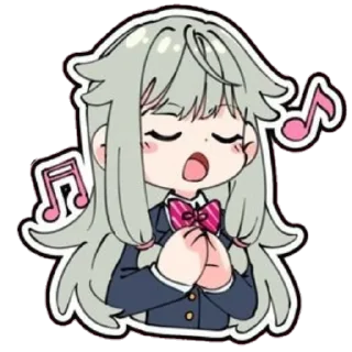 Sticker from (´∧ω∧｀*) милахи