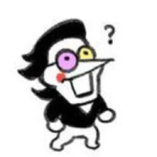 ❓ emoji Спамтончик!! <3 Telegram sticker 13 of 55
