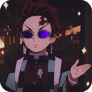 👓 emoji Demon slayer Tanjiro Telegram sticker 4 of 16
