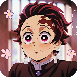 👄 emoji Demon slayer Tanjiro Telegram sticker 9 of 16