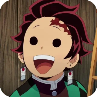 👍 emoji Demon slayer Tanjiro Telegram sticker 2 of 16
