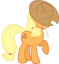 😑 emoji Applejack Pony Telegram sticker 17 of 41