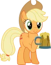 🤗 emoji Applejack Pony Telegram sticker 19 of 41