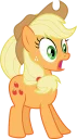 😱 emoji Applejack Pony Telegram sticker 22 of 41