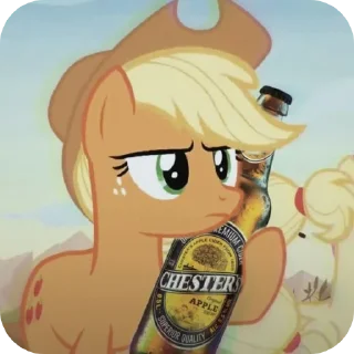 Sticker from Applejack /@lx_zyr