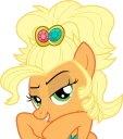 😌 emoji Applejack Pony Telegram sticker 13 of 41