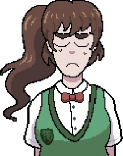 😓 emoji Тамако Фудживара супремаси Telegram sticker 20 of 64