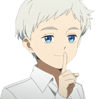 🤫 emoji 💙Norman🤍 Telegram sticker 2 of 30