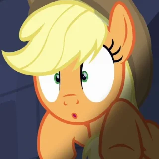 Sticker from Applejack | @MyLittlePony_bots