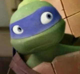 😕 emoji Funny Turtles Telegram sticker 20 of 23