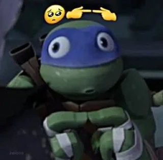 😯 emoji Funny Turtles Telegram sticker 7 of 23
