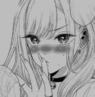 ❤️ emoji ♰♡×𝒎𝒂𝒓𝒊𝒏×♡♰ || @krossovok_pon Telegram sticker 6 of 120