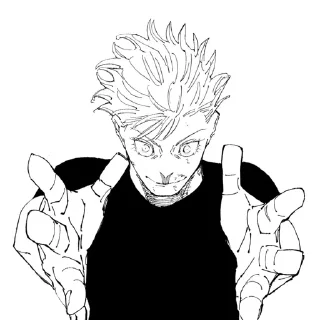 😎 emoji Gojo Satoru Telegram sticker 15 of 79