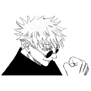 😎 emoji Gojo Satoru Telegram sticker 20 of 79