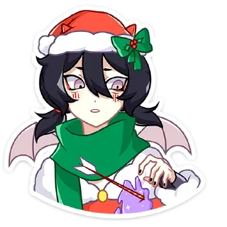 💘 emoji новогодняя ивэлтин без надписей @stickwithouttext Telegram sticker 22 of 48