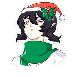 😐 emoji новогодняя ивэлтин без надписей @stickwithouttext Telegram sticker 18 of 48
