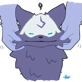 😐 emoji Kindred / Bye Bye Kitty Telegram sticker 8 of 46
