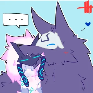 ❤️ emoji Kindred / Bye Bye Kitty Telegram sticker 19 of 46