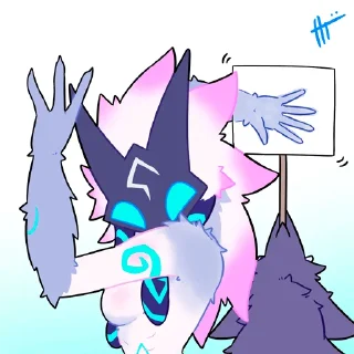 ✋ emoji Kindred / Bye Bye Kitty Telegram sticker 23 of 46