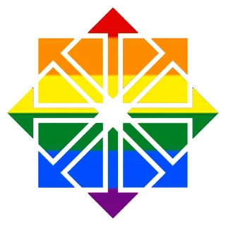 🏳️‍🌈 emoji btw i use arch Telegram sticker 11 of 26