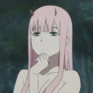 🌟 emoji Darling in the franxx Telegram sticker 19 of 25