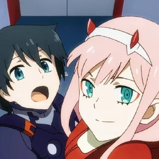 🌟 emoji Darling in the franxx Telegram sticker 5 of 25
