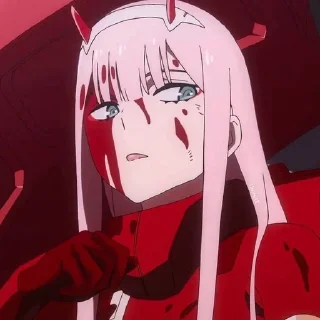 🌟 emoji Darling in the franxx Telegram sticker 21 of 25