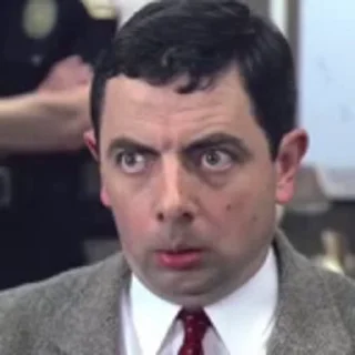 ☺️ emoji Mr bean by @sticker_pack_channel — @stckrRobot Telegram sticker 15 of 50