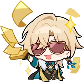 💸 emoji Aventurine - HSR Telegram sticker 6 of 15
