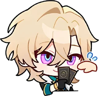 🃏 emoji Aventurine - HSR Telegram sticker 3 of 15