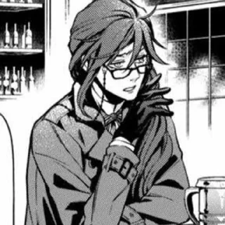 🩸 emoji Grell Sutcliff. 🩸 Telegram sticker 18 of 26