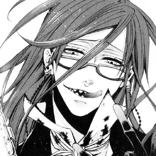 🩸 emoji Grell Sutcliff. 🩸 Telegram sticker 14 of 26