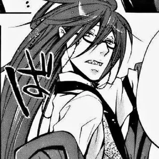🩸 emoji Grell Sutcliff. 🩸 Telegram sticker 10 of 26