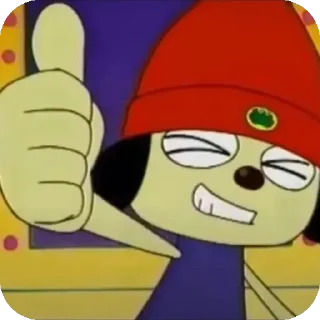 👍 emoji Parrapa rapper by Qukisi Telegram sticker 19 of 67