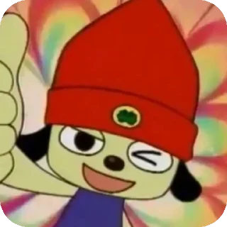 👍 emoji Parrapa rapper by Qukisi Telegram sticker 17 of 67