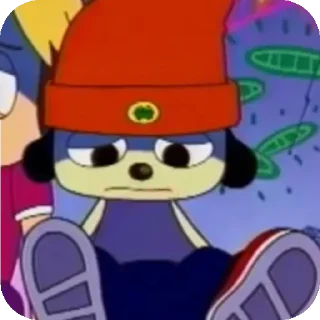 🙁 emoji Parrapa rapper by Qukisi Telegram sticker 23 of 67