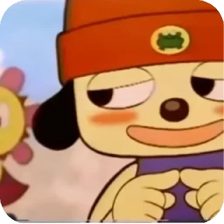🙂 emoji Parrapa rapper by Qukisi Telegram sticker 16 of 67