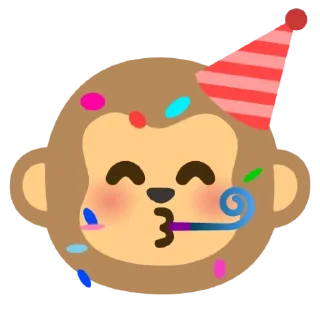 🌟 emoji Funny Monkey 🐵 Telegram sticker 7 of 25