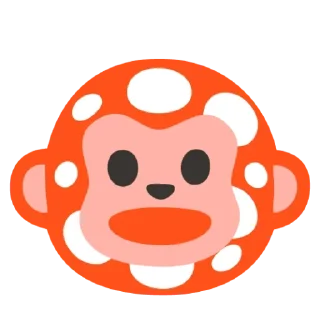 🌟 emoji Funny Monkey 🐵 Telegram sticker 23 of 25