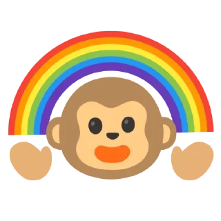 🌟 emoji Funny Monkey 🐵 Telegram sticker 10 of 25