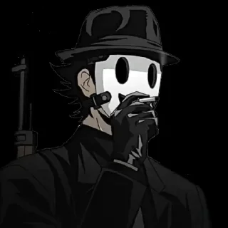 😶 emoji Стикеры Аластора Telegram sticker 11 of 21