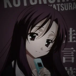 🔆 emoji ✭ School days Kotonoha ✭ :: @h Telegram sticker 4 of 85