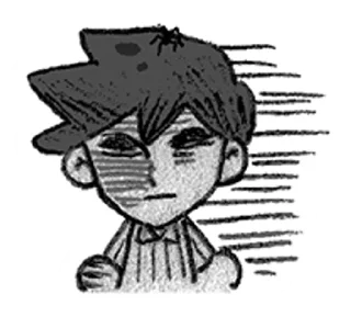 🗿 emoji omori! Telegram sticker 20 of 29